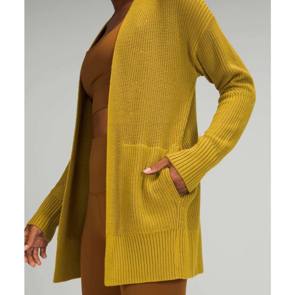 SOLD❤️🔥LULULEMON cashlu sweater wrap cardigan ✨ - Picture 4 of 16